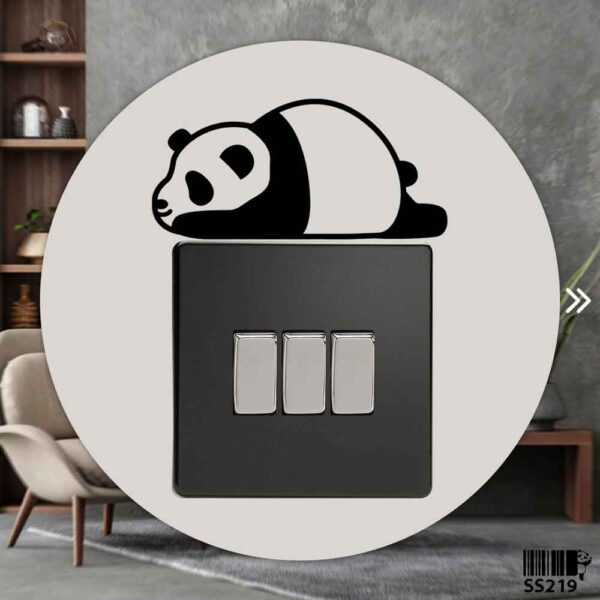 DDecorator Sleeping Panda (Left) Wall Stickers & Decals Home Decor Wall Decor Removable Vinyl Wall Sticker - SS219