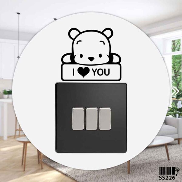 DDecorator Lillte Taddy (Love) Wall Stickers & Decals Home Decor Wall Decor Removable Vinyl Wall Sticker - SS226