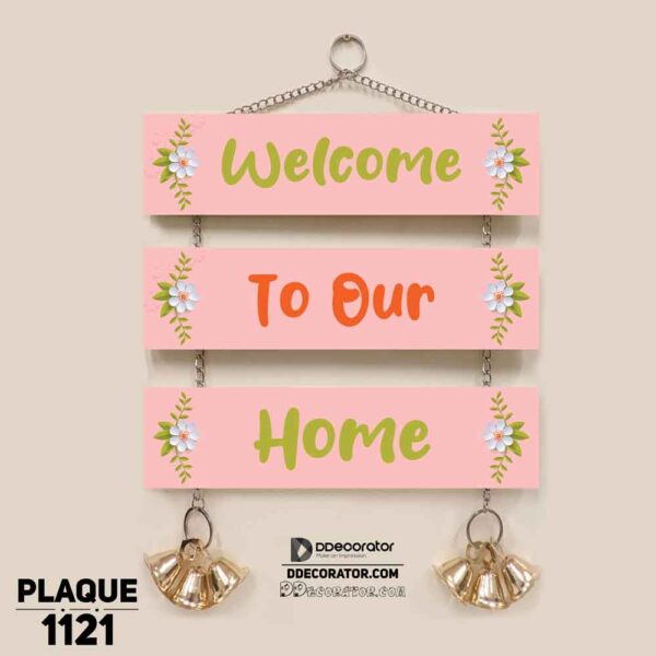 DDecorator Welcome To Our Home Wall Hanging Wall Plaque Home Decoration Wall Decoration For Wall And Door - PLAQUE1121