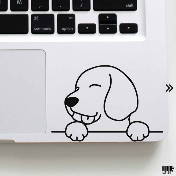 DDecorator Dog Pawing Laptop Sticker Laptop Skin And Laptop Vinyl Removable Vinyl Stickers For All Kind Of Laptop - LS157
