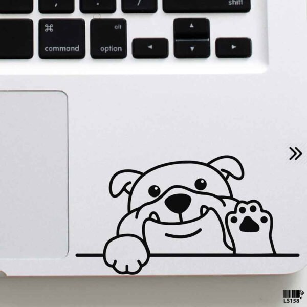DDecorator Bulldog Pawing Laptop Sticker Laptop Skin And Laptop Vinyl Removable Vinyl Stickers For All Kind Of Laptop - LS158