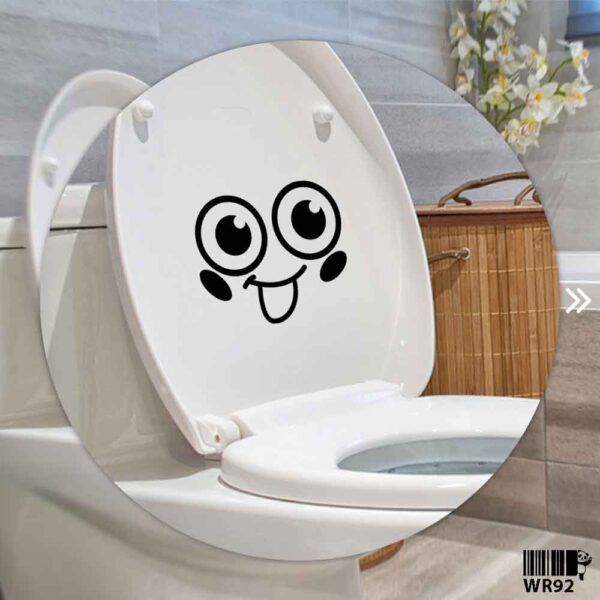 DDecorator Shy Face Wall Stickers & Decals Home Decor Wall Decor Removable Vinyl Wall Sticker - WR92