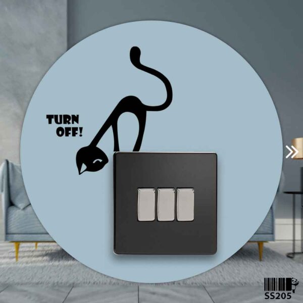 DDecorator Standing Cat Wall Stickers & Decals Home Decor Wall Decor Removable Vinyl Wall Sticker - SS205