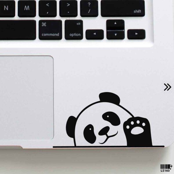 DDecorator Mother Panda Waving Laptop Sticker Laptop Skin And Laptop Vinyl Removable Vinyl Stickers For All Kind Of Laptop - LS160