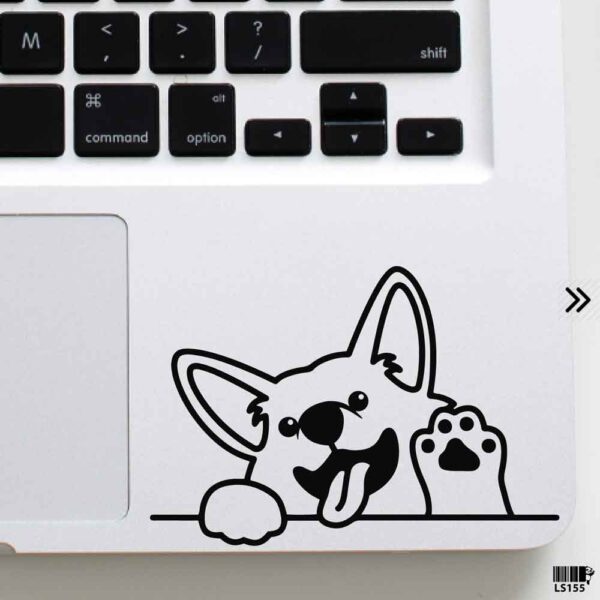 DDecorator Baby Husky Waving Laptop Sticker Laptop Skin And Laptop Vinyl Removable Vinyl Stickers For All Kind Of Laptop - LS155