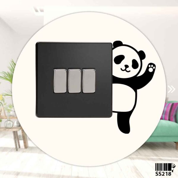 DDecorator Baby Panda Peeking (Right) Wall Stickers & Decals Home Decor Wall Decor Removable Vinyl Wall Sticker - SS218