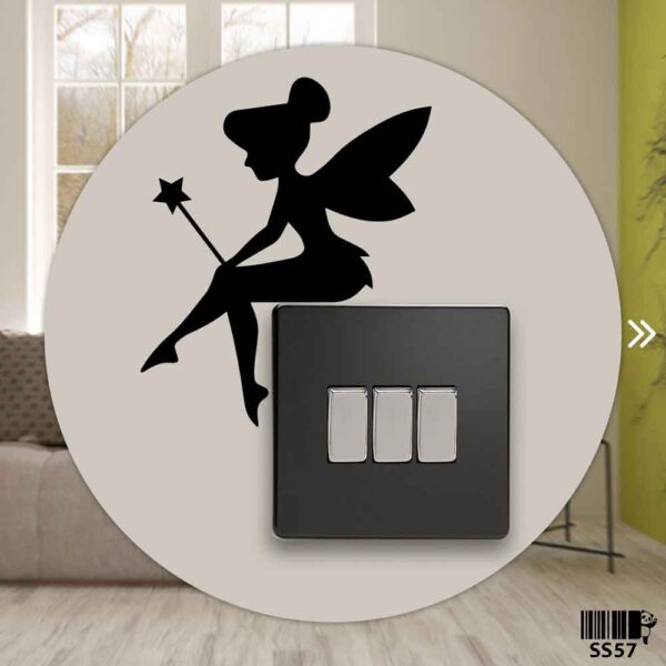 DDecorator Fairy With Magic Wand (Left) Wall Stickers & Decals Home Decor Wall Decor Removable Vinyl Wall Sticker - SS57