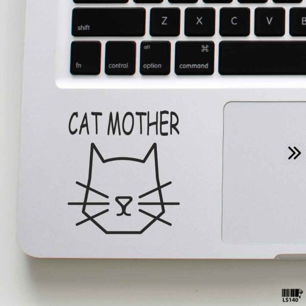 DDecorator Cat Mother Laptop Sticker Laptop Skin And Laptop Vinyl Removable Vinyl Stickers For All Kind Of Laptop - LS140