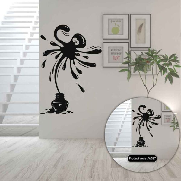 DDecorator Scary Ink Wall Stickers & Decals Home Decor Wall Decor Removable Vinyl Wall Sticker - WS97