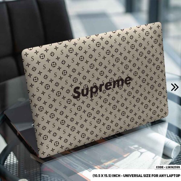 Luxury Brand Iconic Pattern Matte Finished Removable Waterproof Laptop Sticker & Laptop Skin (Including FREE Accessories) - LSKN2599 - DDecorator