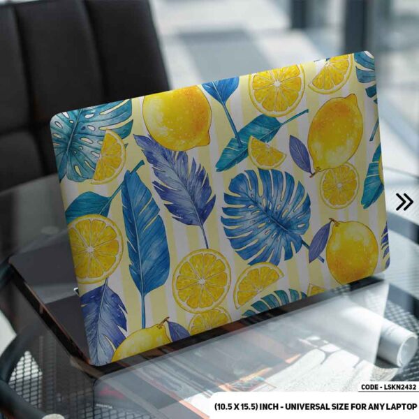 Flower Pattern Floral Design Matte Finished Removable Waterproof Laptop Sticker & Laptop Skin (Including FREE Accessories) - LSKN2432 - DDecorator