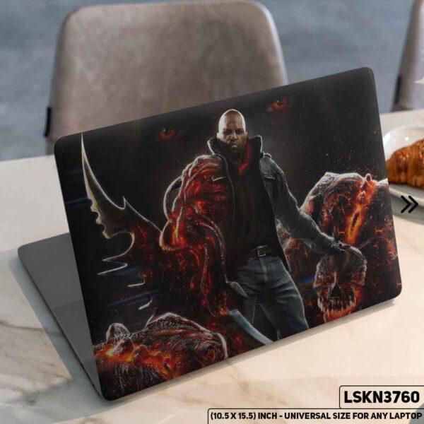 Digital Character Illustration Matte Finished Removable Waterproof Laptop Sticker & Laptop Skin (Including FREE Accessories) - LSKN3760 - DDecorator
