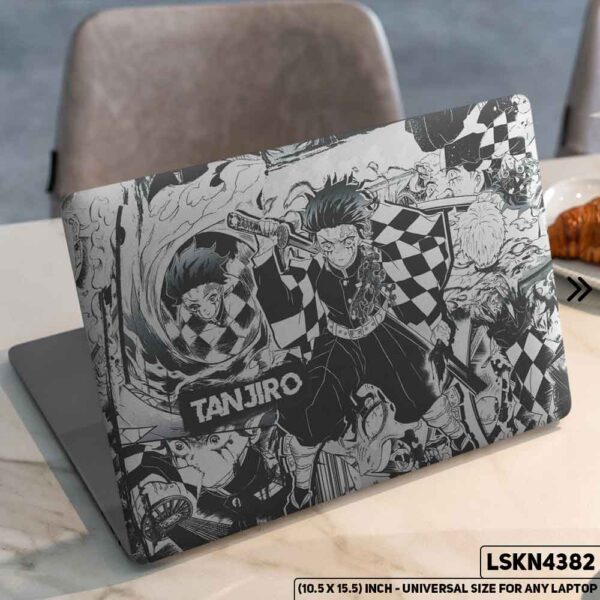 Demon Slayer: Kimetsu no Yaiba Matte Finished Removable Waterproof Laptop Sticker & Laptop Skin (Including FREE Accessories) - LSKN4382 - DDecorator