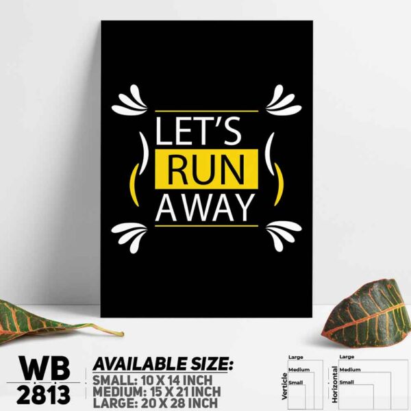 DDecorator Keep Going - Motivational Wall Decoration And Home Decoration PVC Wall Board And Wall Canvas - WB2813