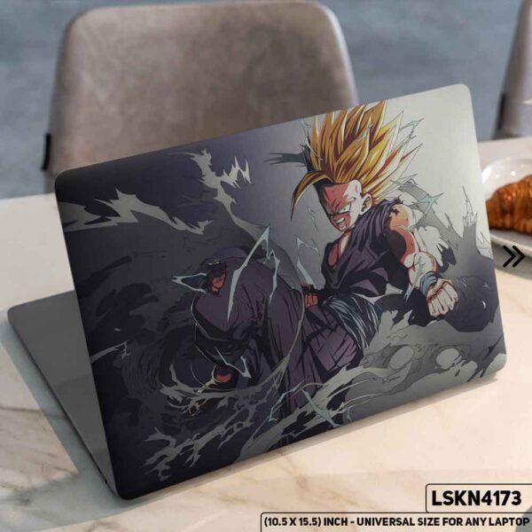 Dragon Ball Z Z Warriors Goku Matte Finished Removable Waterproof Laptop Sticker & Laptop Skin (Including FREE Accessories) - LSKN4173 - DDecorator