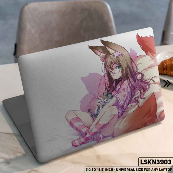 Fantacy Art Digital Illustration Matte Finished Removable Waterproof Laptop Sticker & Laptop Skin (Including FREE Accessories) - LSKN3903 - DDecorator