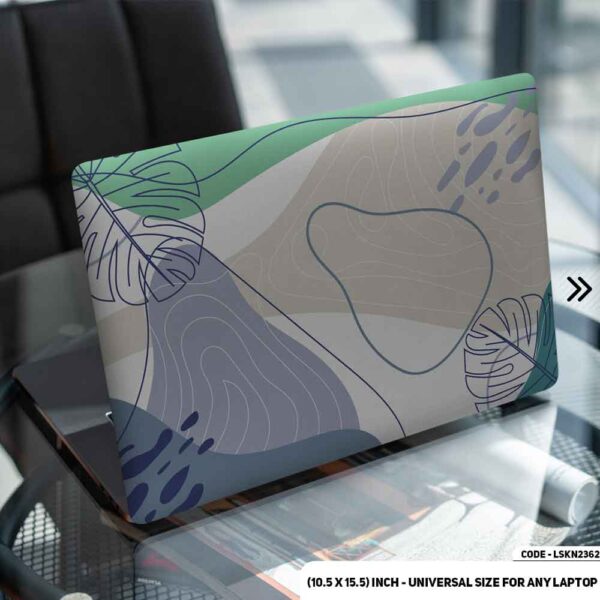 Flower Pattern Floral Design Matte Finished Removable Waterproof Laptop Sticker & Laptop Skin (Including FREE Accessories) - LSKN2362 - DDecorator