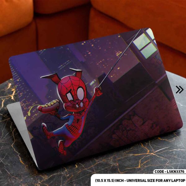 Baby Spiderman Matte Finished Removable Waterproof Laptop Sticker & Laptop Skin (Including FREE Accessories) - LSKN3376 - DDecorator