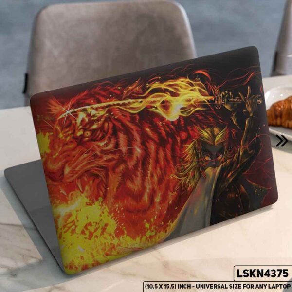 Demon Slayer: Kimetsu no Yaiba Matte Finished Removable Waterproof Laptop Sticker & Laptop Skin (Including FREE Accessories) - LSKN4375 - DDecorator