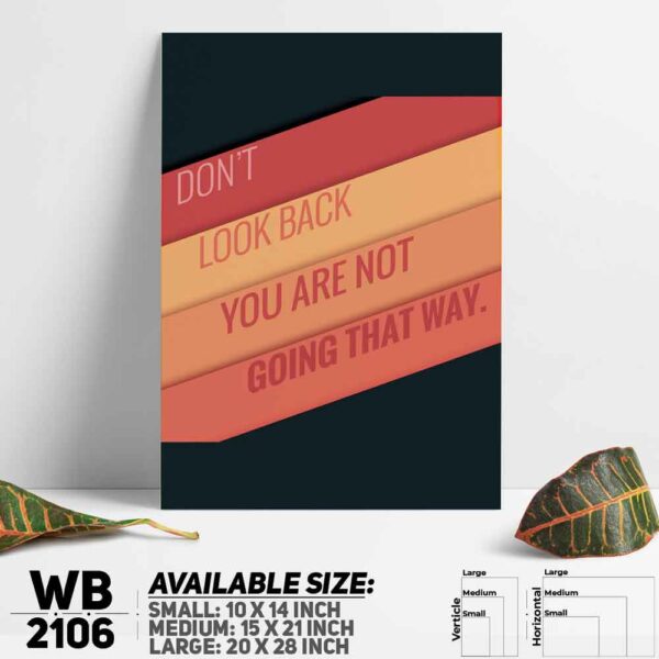 DDecorator Not Alone - Motivational Wall Decoration And Home Decoration PVC Wall Board And Wall Canvas - WB2106