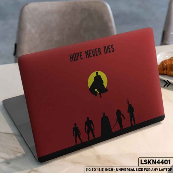 Superman Batman Justice League Matte Finished Removable Waterproof Laptop Sticker & Laptop Skin (Including FREE Accessories) - LSKN4401 - DDecorator
