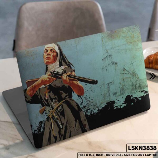 Digital Character Illustration Matte Finished Removable Waterproof Laptop Sticker & Laptop Skin (Including FREE Accessories) - LSKN3838 - DDecorator