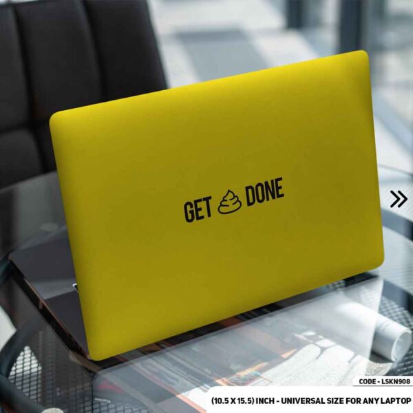 Motivational Quote Matte Finished Removable Waterproof Laptop Sticker & Laptop Skin (Including FREE Accessories) - LSKN908 - DDecorator
