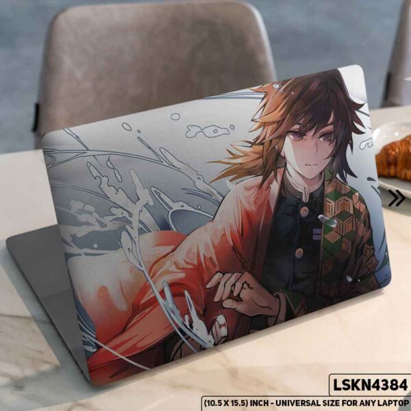 Demon Slayer: Kimetsu no Yaiba Matte Finished Removable Waterproof Laptop Sticker & Laptop Skin (Including FREE Accessories) - LSKN4384 - DDecorator