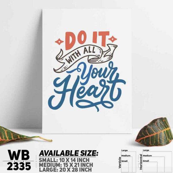 DDecorator Do It Now - Motivational Wall Decoration And Home Decoration PVC Wall Board And Wall Canvas - WB2335