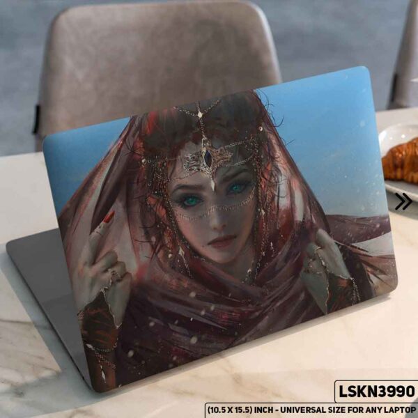 Fantacy Art Digital Illustration Matte Finished Removable Waterproof Laptop Sticker & Laptop Skin (Including FREE Accessories) - LSKN3990 - DDecorator