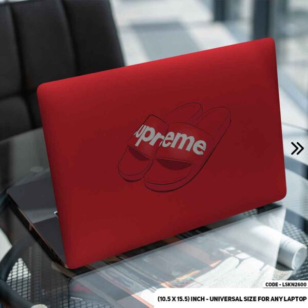 Luxury Brand Iconic Logo Matte Finished Removable Waterproof Laptop Sticker & Laptop Skin (Including FREE Accessories) - LSKN2600 - DDecorator