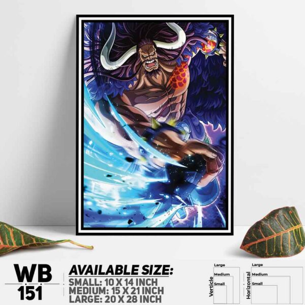DDecorator One Piece Anime Manga series Wall Decoration And Home Decoration PVC Wall Board And Wall Canvas - WB151