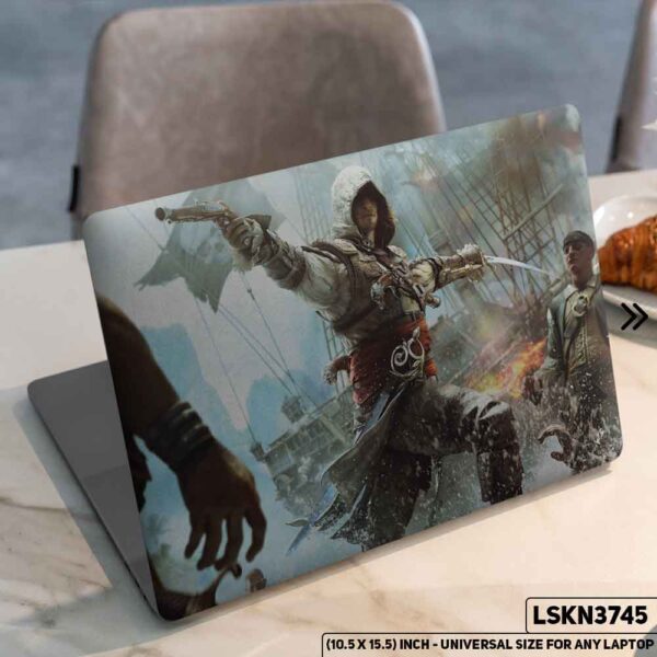 Digital Character Illustration Matte Finished Removable Waterproof Laptop Sticker & Laptop Skin (Including FREE Accessories) - LSKN3745 - DDecorator