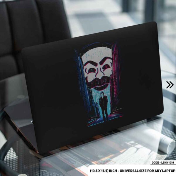 Anonymous Logo Matte Finished Removable Waterproof Laptop Sticker & Laptop Skin (Including FREE Accessories) - LSKN1019 - DDecorator