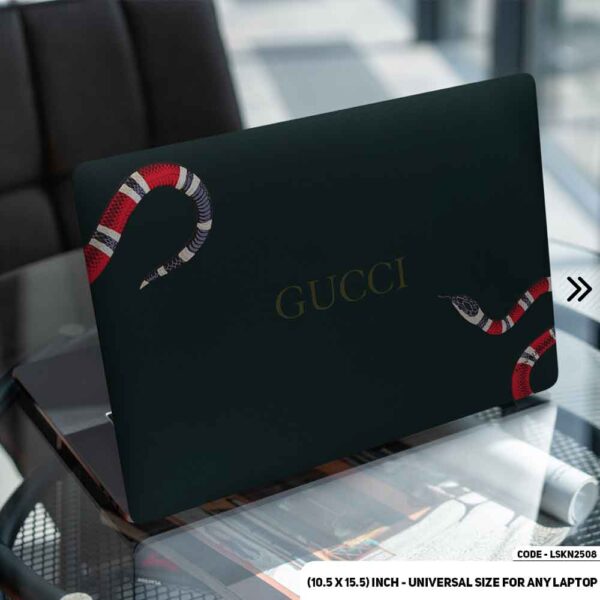 Luxury Brand Iconic Pattern Matte Finished Removable Waterproof Laptop Sticker & Laptop Skin (Including FREE Accessories) - LSKN2508 - DDecorator