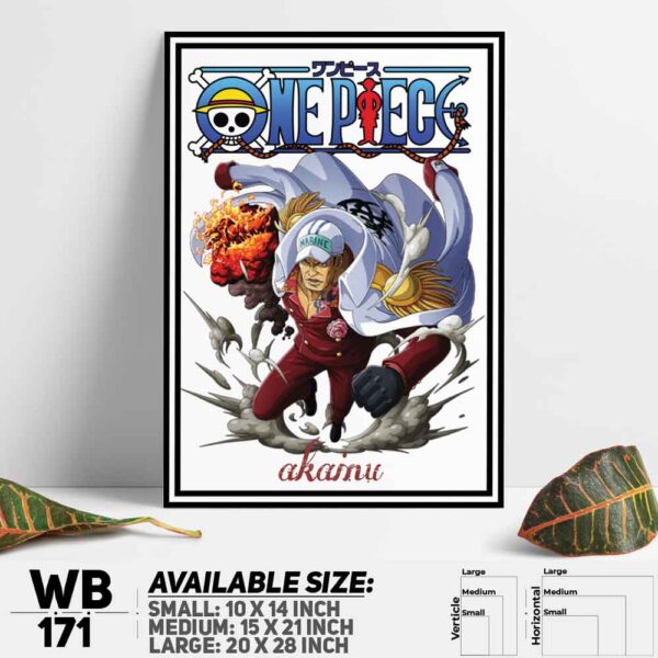 DDecorator One Piece Anime Manga series Wall Decoration And Home Decoration PVC Wall Board And Wall Canvas - WB171