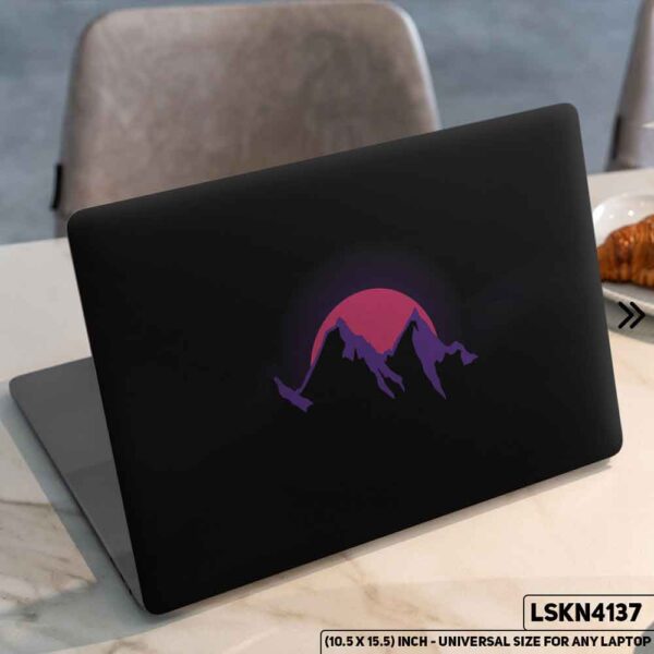 Horizon Art Digital Illustration Matte Finished Removable Waterproof Laptop Sticker & Laptop Skin (Including FREE Accessories) - LSKN4137 - DDecorator