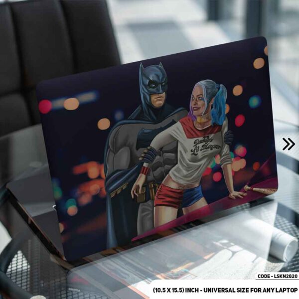 Batman & Suicide Squad Matte Finished Removable Waterproof Laptop Sticker & Laptop Skin (Including FREE Accessories) - LSKN2820 - DDecorator
