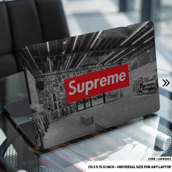 Luxury Brand Iconic Design Matte Finished Removable Waterproof Laptop Sticker & Laptop Skin (Including FREE Accessories) - LSKN2603 - DDecorator