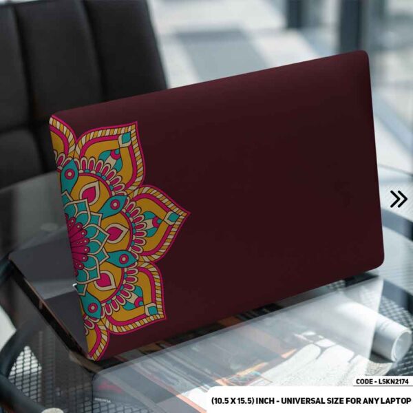 Seamless Geomatric Pattern Matte Finished Removable Waterproof Laptop Sticker & Laptop Skin (Including FREE Accessories) - LSKN2174 - DDecorator