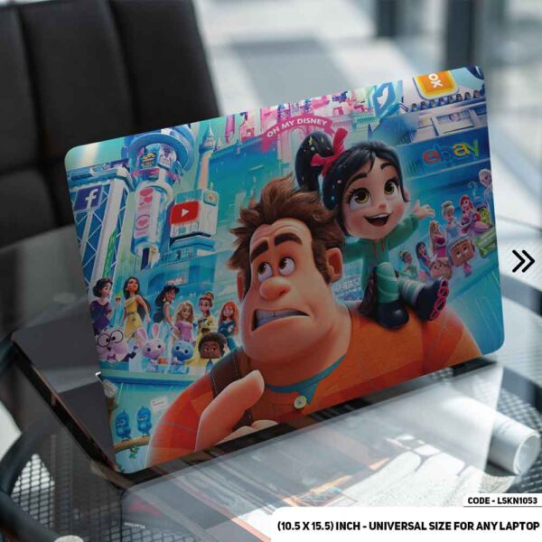 Ralph Breaks the Internet Matte Finished Removable Waterproof Laptop Sticker & Laptop Skin (Including FREE Accessories) - LSKN1053 - DDecorator