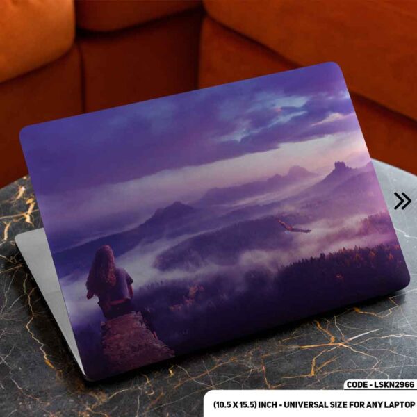 Digital Fantacy Art Illustration Matte Finished Removable Waterproof Laptop Sticker & Laptop Skin (Including FREE Accessories) - LSKN2966 - DDecorator