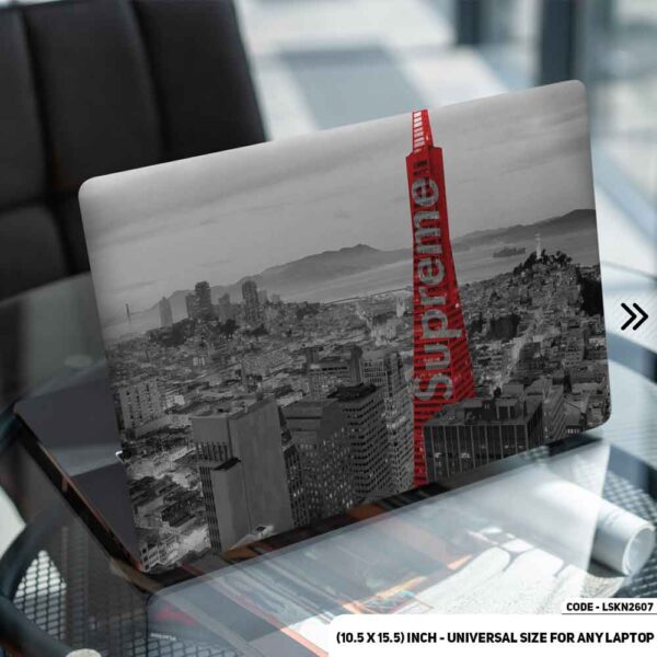 Luxury Brand Iconic Design Matte Finished Removable Waterproof Laptop Sticker & Laptop Skin (Including FREE Accessories) - LSKN2607 - DDecorator