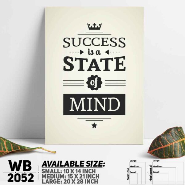 DDecorator Success - Motivational Wall Decoration And Home Decoration PVC Wall Board And Wall Canvas - WB2052