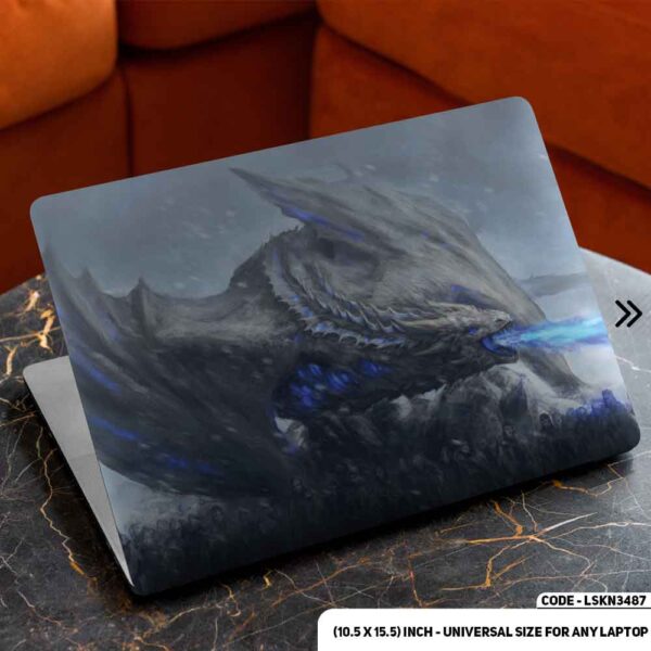 Digital Character Illustration Matte Finished Removable Waterproof Laptop Sticker & Laptop Skin (Including FREE Accessories) - LSKN3487 - DDecorator