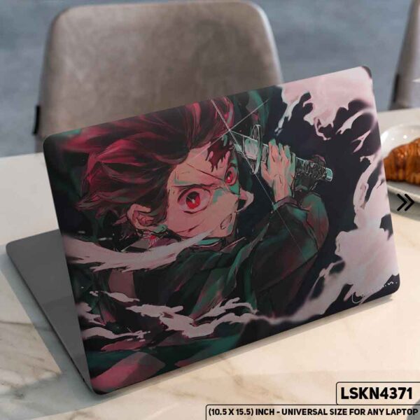 Demon Slayer: Kimetsu no Yaiba Matte Finished Removable Waterproof Laptop Sticker & Laptop Skin (Including FREE Accessories) - LSKN4371 - DDecorator