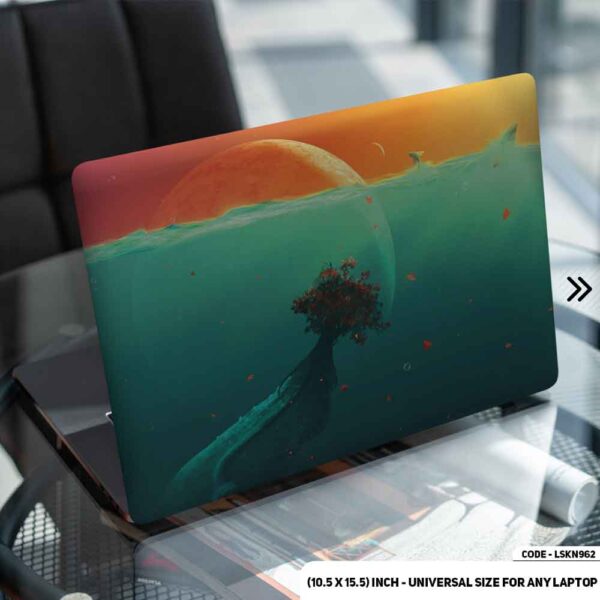 Abstract Art Matte Finished Removable Waterproof Laptop Sticker & Laptop Skin (Including FREE Accessories) - LSKN962 - DDecorator