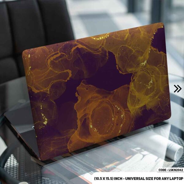 Liquid Marble Texture Matte Finished Removable Waterproof Laptop Sticker & Laptop Skin (Including FREE Accessories) - LSKN2042 - DDecorator