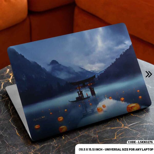 Digital Fantacy Anime Cartoon Art Illustration Matte Finished Removable Waterproof Laptop Sticker & Laptop Skin (Including FREE Accessories) - LSKN3276 - DDecorator