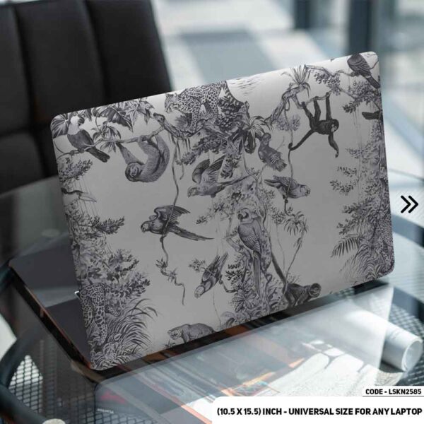 Luxury Brand Iconic Pattern Matte Finished Removable Waterproof Laptop Sticker & Laptop Skin (Including FREE Accessories) - LSKN2585 - DDecorator